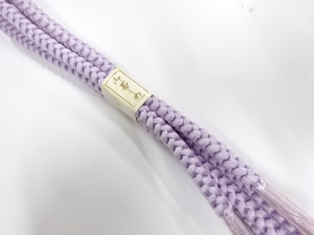 未使用品　正絹　手組帯締め